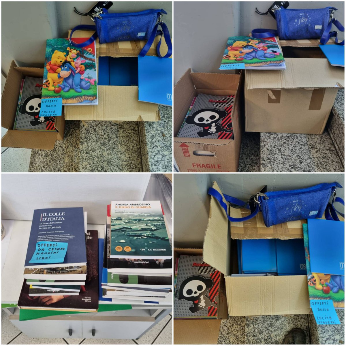 Anche tutti questi libri andranno ad arricchire i pacchi che saranno donati alle scuole di Chiesina Uzzanese!
#Memorial Cristiano Benedetti