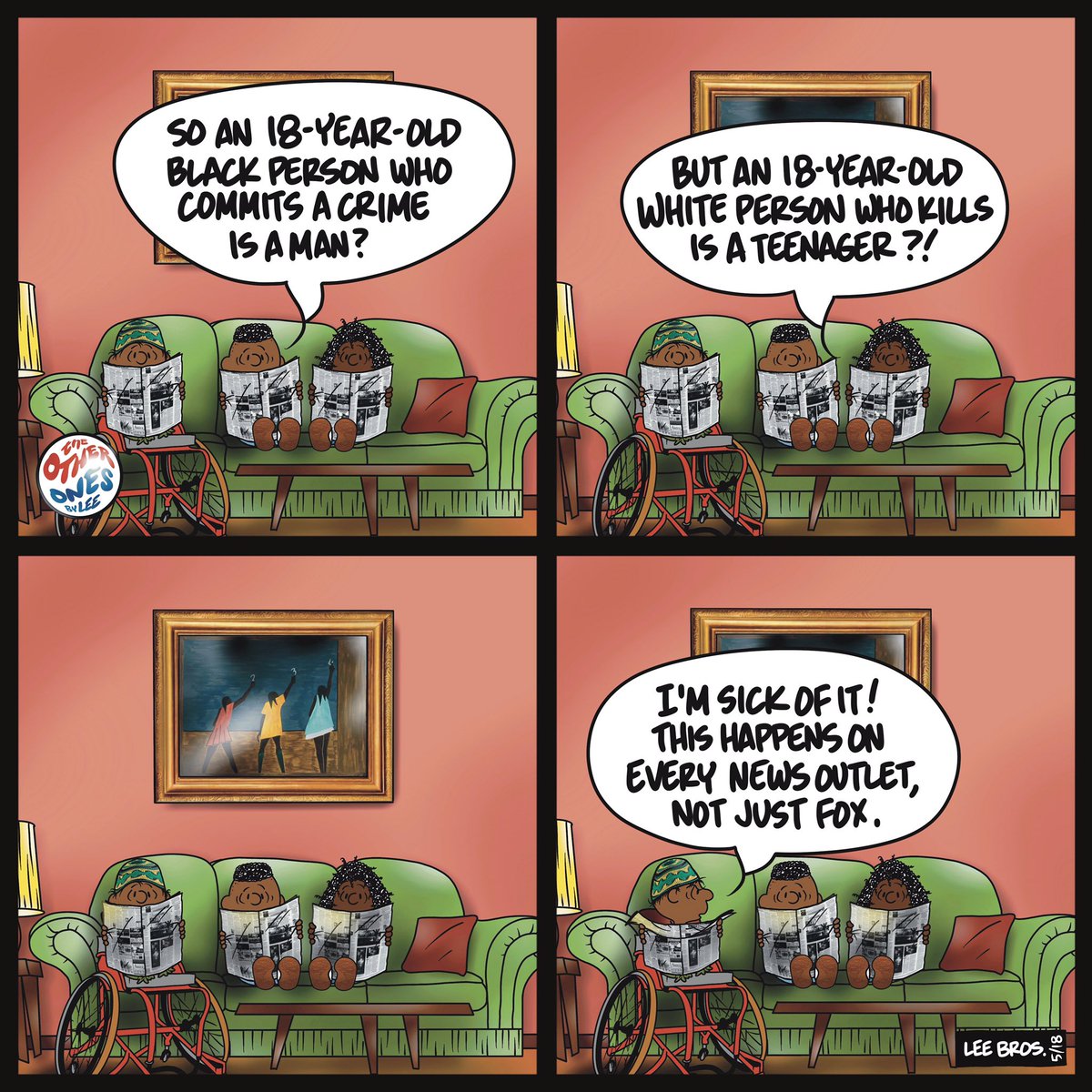 OtherOnesbyLee's tweet photo. Systemic racism. #narrativetherapy #graphicmedicine #notother #systemicracism #BLM https://t.co/GqTBEfG8Et
