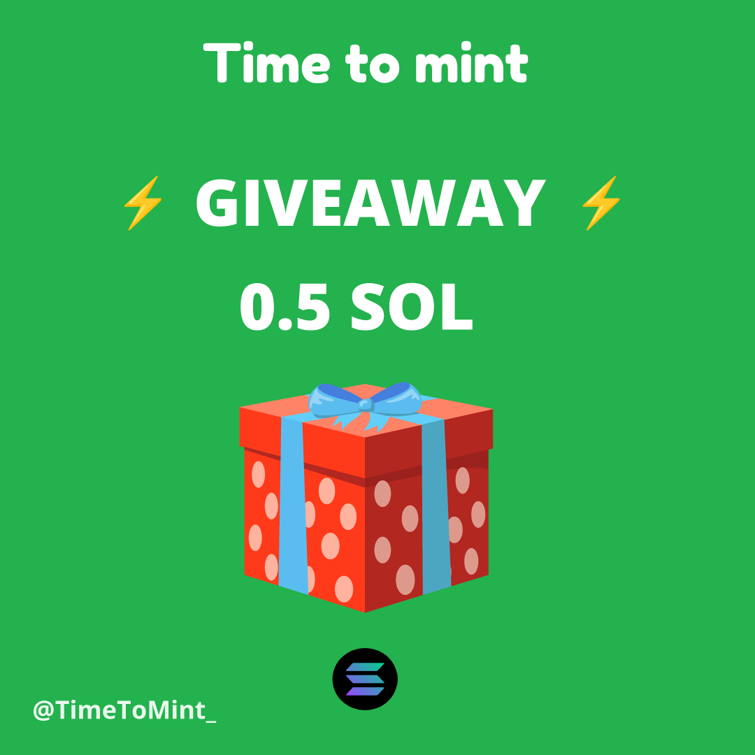 Time To Mint - Daily Giveaway tweet media