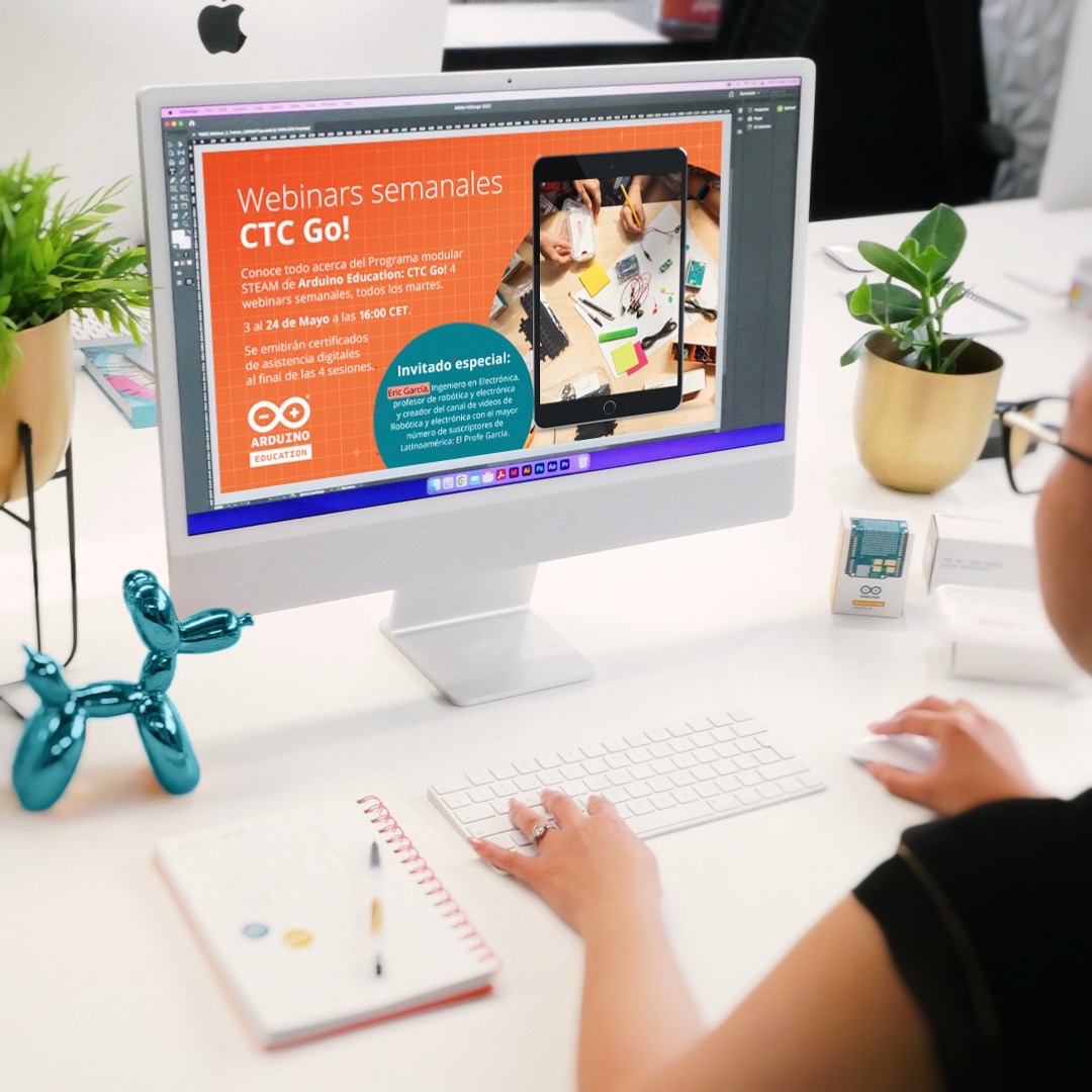 13creative_ltd's tweet image. We love to work with our clients on all projects no matter how big or small. We worked with Arduino Education to create graphics to promote their 'CTC Go!' webinars and we are delighted to see the success they have had so far!
#arduinoeducation #webinar #edtech