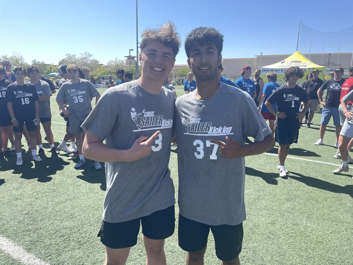 The 3rd and 4th Selections to participate in the prestigious CSK TOP 12 Camp are… @CadenChittenden (2024, NV) & @RyonSayeri (2024, CA). Congratulations to the first 2 underclassmen selected. See you in California July 12-14 on the biggest stage! #TeamSailer #TOP12 #16SpotsLeft