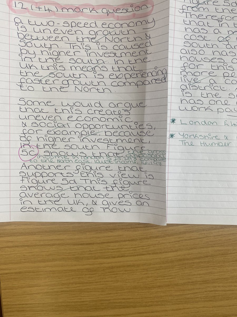 MrsGMalin_geog's tweet photo. Year 10 had their first go at writing a 16 marker independently for Paper 3 today. Proud of their efforts! #GCSE #EdexcelA #geographyteacher https://t.co/iyK5seyiUN