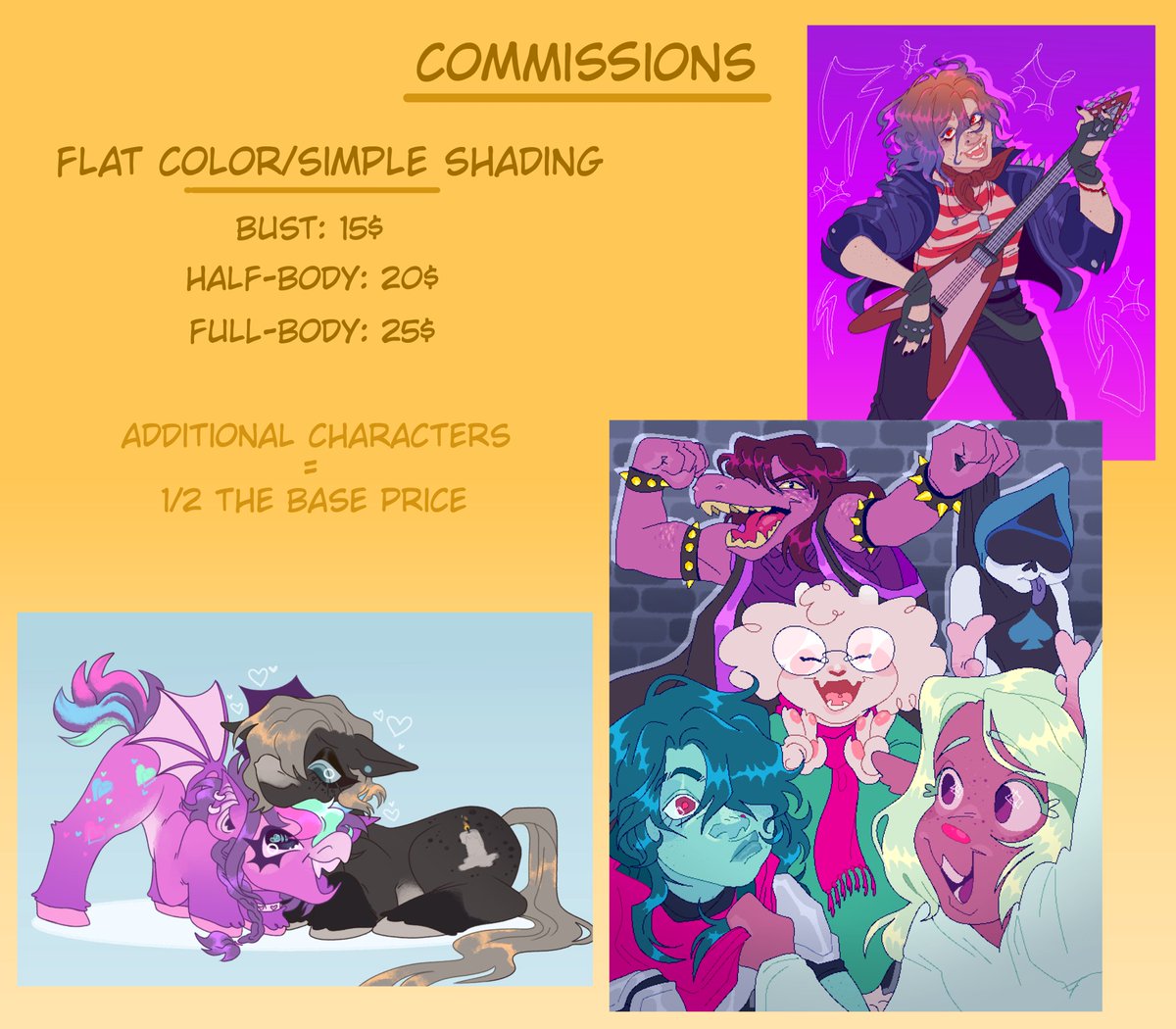pseudofighting's tweet photo. it's been a year so I updated my commissions sheet! (1/2) 
DM me if interested! https://t.co/ITHegvdGcu