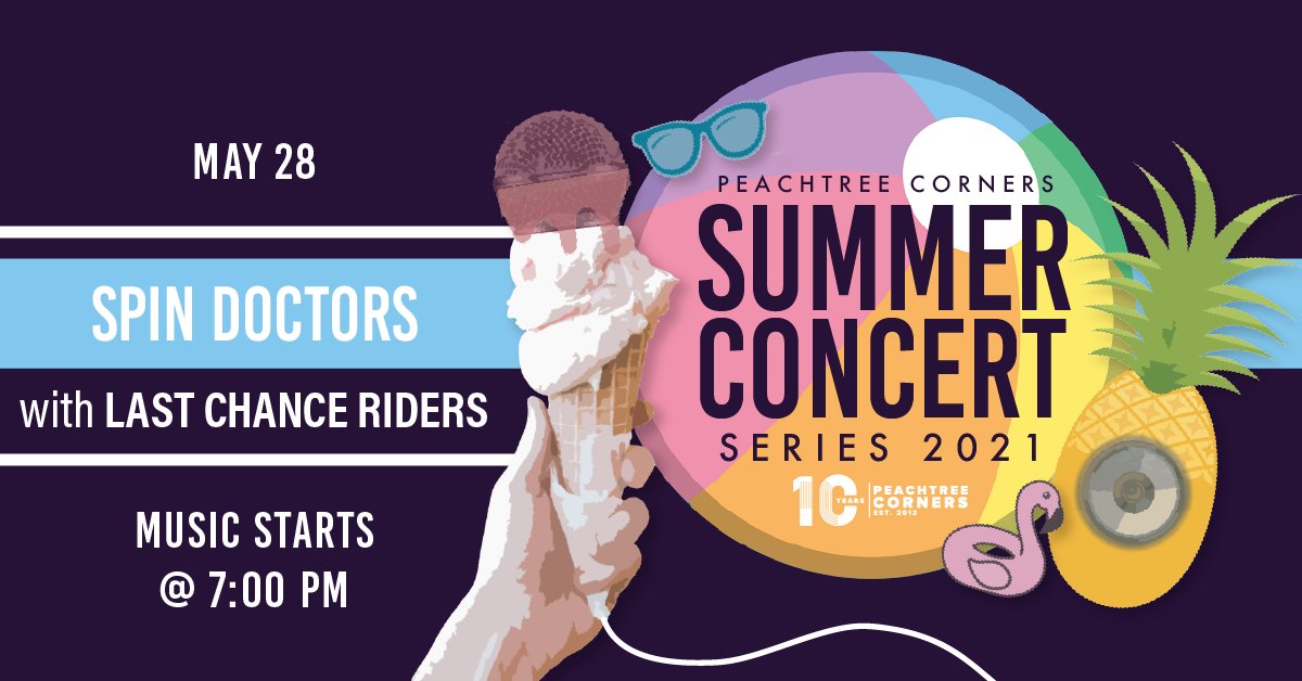 PtreeCorners's tweet photo. Summer Concert Series  - 5/58/22

Featuring the Spin Doctors! Best known for their hits “Two Princes” and “Little Miss Can’t Be Wrong”, both featured on the Billboard Hot 100 chart.   Atlanta rock band Last Chance Riders will be opening the evening up taking the stage at 7pm. https://t.co/YynI7YxyZh
