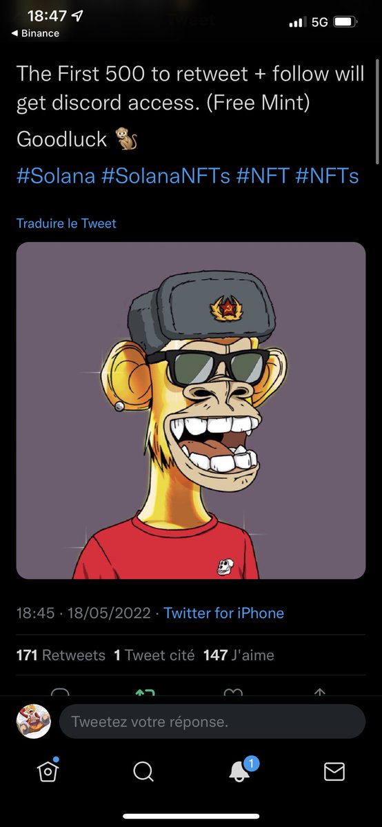 CryptoManFR's tweet photo. @GoldenApes_ https://t.co/Y7Uur9x4pV