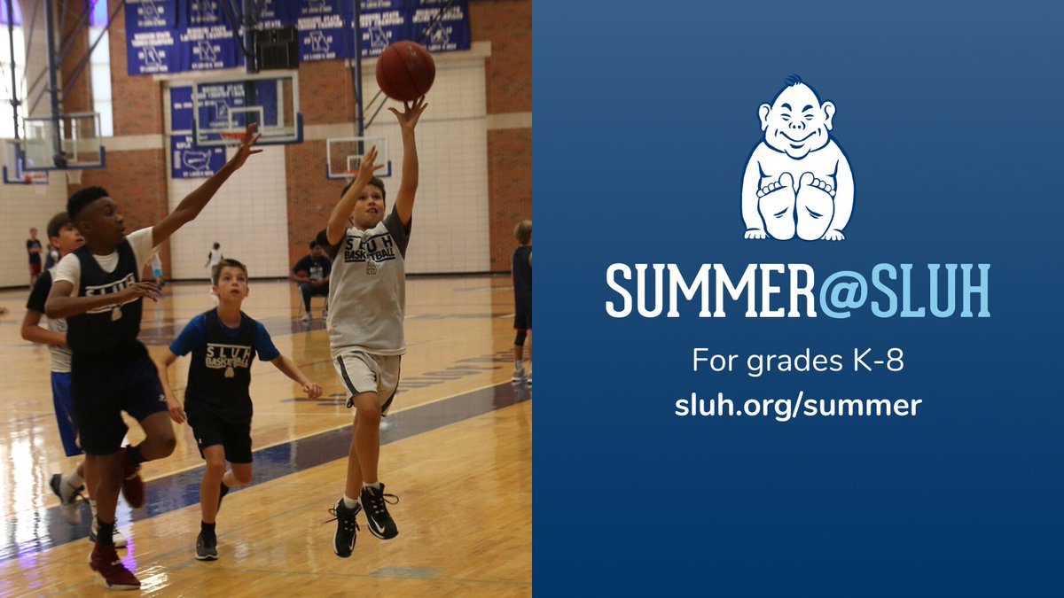 sluhjrbills's tweet photo. Aim high this summer! Our Summer Program offers grade school students abundant opportunities to sharpen their academic and athletic skills. Capacity still remains in some camps, including basketball, lacrosse and wrestling. https://t.co/ecfvUbXGsH #SLUHSummer https://t.co/amjLrZsWJ8