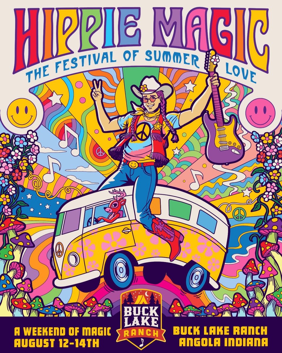 BuckLakeRanch's tweet photo. Feeling some Hippie Magic today! Be sure and visit the link below to purchase your tickets! https://t.co/rOZz3M4M3h

#hippiemagic

#bucklakeranch

#hippiemagicfestival

#hippiefestival

#hippiefest

#angolaindiana https://t.co/TY6W7OkkJH