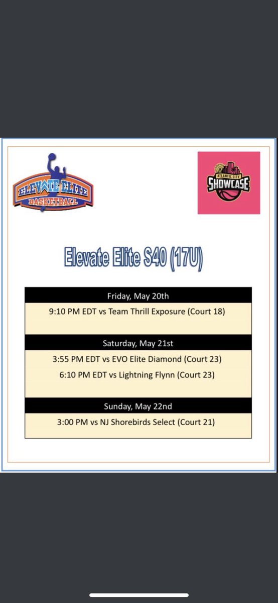 Can’t wait for Atlantic City this weekend!!