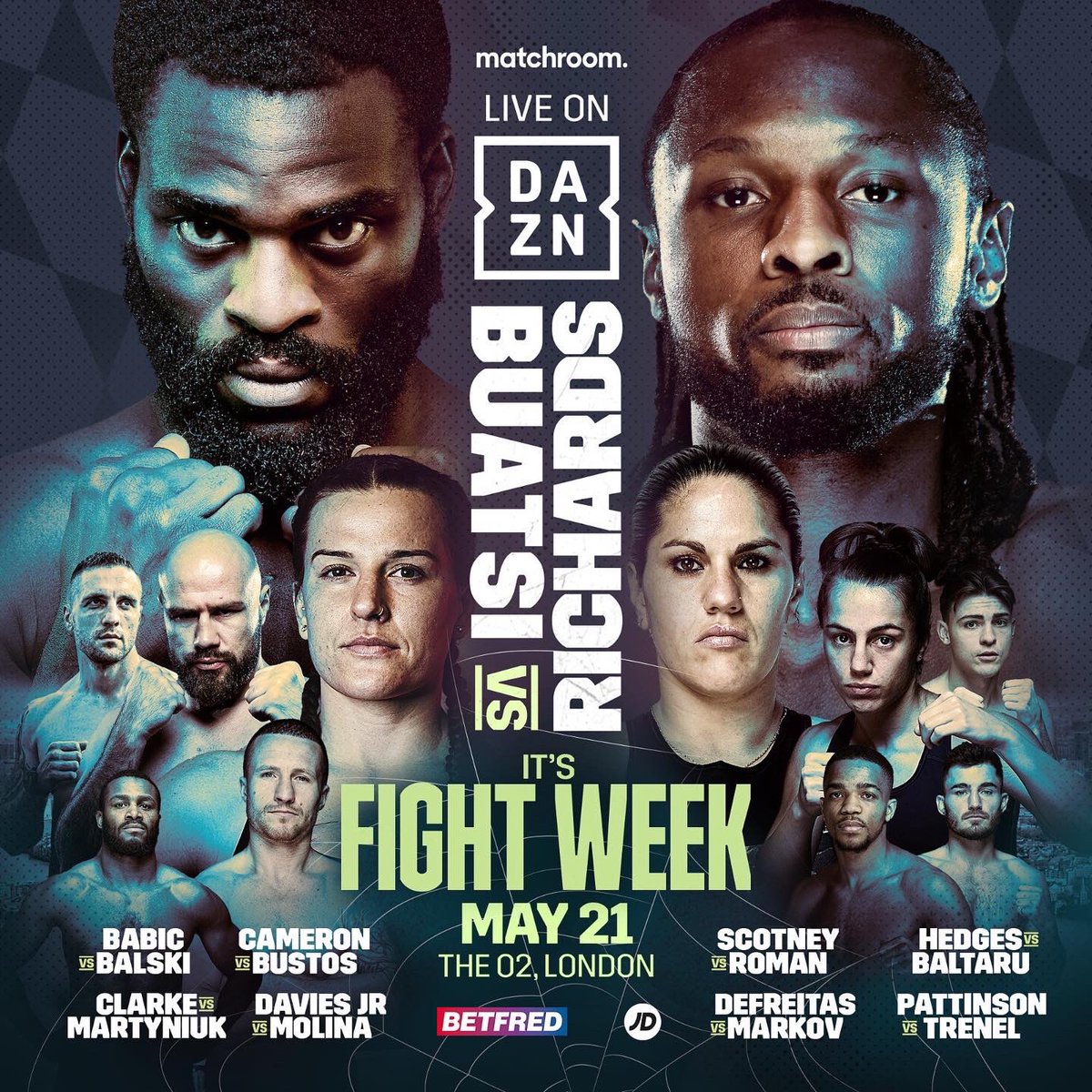 🥊🇬🇧 BUATSI v RICHARDS TICKET COMPETITION 🎟💥

We have 2️⃣ tickets to give away for this Saturday’s huge #BuatsiRichards clash at the O2

To enter - simply RT this tweet!

We will pick a winner at 9pm on Friday evening - winners must collect from the O2 on Saturday

GOOD LUCK🙏