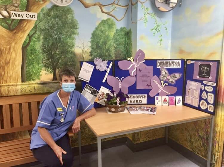 #Dementia awareness week 🦋🦋🦋
<a href="/gloshospitals/">Gloucestershire Hospitals NHS Foundation Trust</a> 
<a href="/Asma_PYA/">💙 Admiral Nurse Asma BEM💙</a> <a href="/JeromeIbarra6/">J&rom& Ib@rr@</a>