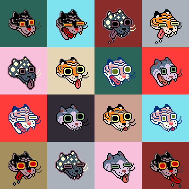 Super stoke to find out that I'm on the allowlist for <a href="/tigerbobNFT/">follow @tigerbob_global for updates!</a> 

Tigerbob NFT collection consist of ONLY 1000 handmade pixel tiger heads by <a href="/grelysian/">Gossamer Rozen 🐯 NYC</a> Gossamer collaborated with <a href="/Deadfellaz/">Deadfellaz</a> and is the art director of one of my favourite NFT project <a href="/WoodiesNFT/">Woodies (old)</a>