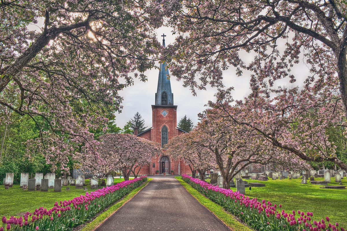 fynmere's tweet photo. It’s my sister’s 26th wedding anniversary today ☺️. It certainly makes me feel old. They were married here and my parents also &amp; I was christened here too. Christ Church, Cooperstown, NY erected c1807. Cooper heirs buried on grounds. https://t.co/bWeUn9UHjd