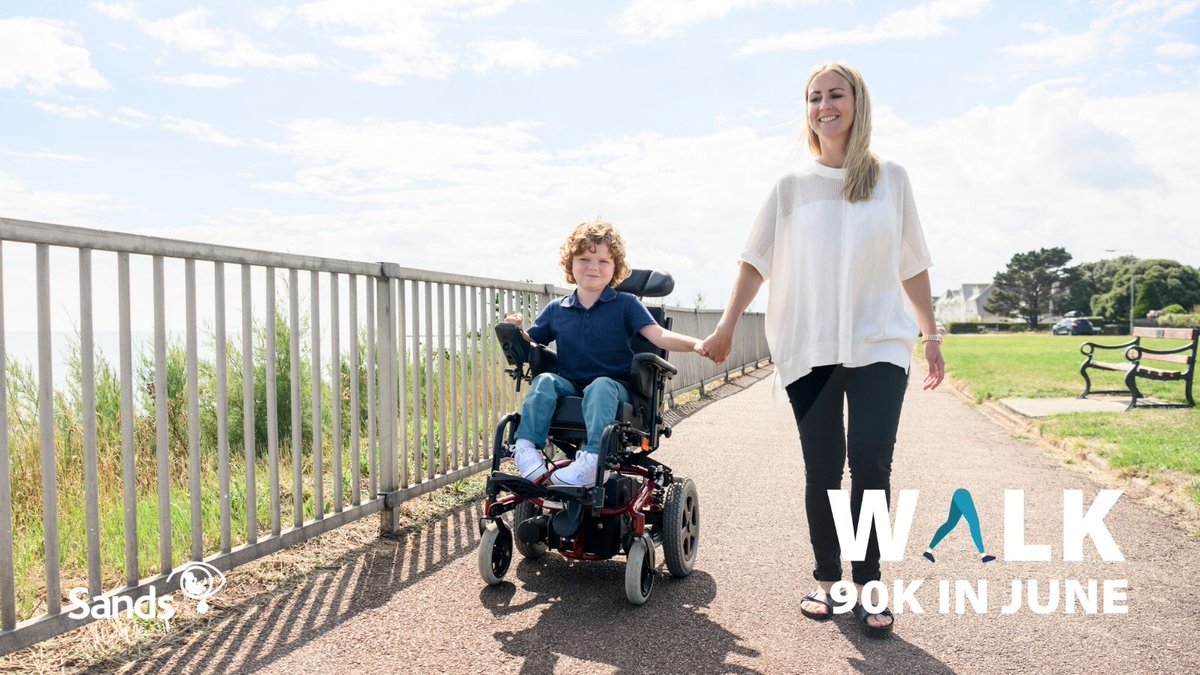 SandsUK's tweet photo. Can you walk 90k in June? πΆπ½ββοΈ
Join us for our latest challenge and raise money to support bereaved families and help us fund vital research to save babiesβ lives π
Sign up for 90k in June π
https://t.co/H7SAtRaJfS
#Walk90kInJune #TeamSands #BabyLoss https://t.co/ysznOEaejQ