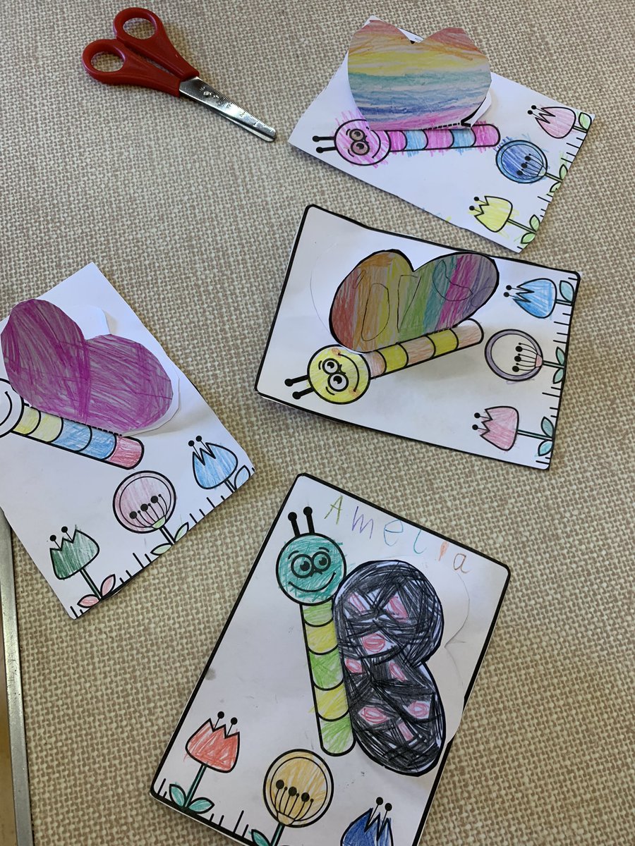 1stDunston's tweet photo. The Rainbows chatting about spring inspired us to try some butterfly themed activities together! We made straw rockets, biscuits from scratch, crafts and played some fun games. We also shared what we know about butterflies with each other.  Rainbows is best when girls lead! 🌈 https://t.co/1IGJ7afMhi