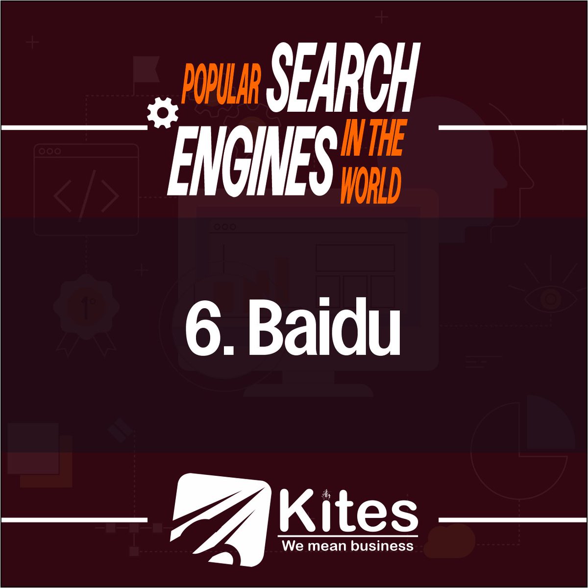 SolutionsKites's tweet image. Baidu, created in 2000, is the main search engine in China, accounting for about 69.55%, while Google accounts for merely 3.76%.

#DecodingDigitalMarketing #kitessolutions
🌐 kitessolutions.com
✉  connect@kitessolutions.com
 𝒞𝒶𝓁𝓁 𝒩ℴ𝓌 📞+𝟏(𝟒𝟑𝟖) 𝟐𝟑𝟎 𝟒𝟎𝟒𝟏