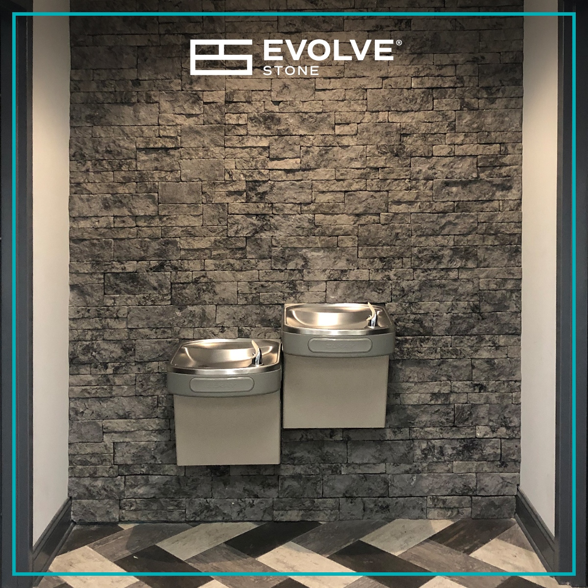 Whether you're working in a residential or commercial area, you can create an accent wall anywhere by simply adding Evolve Stone! #EvolveStone #AccentWall #StoneVeneer

Style: Capital Sky
Color: Phantom Shadow