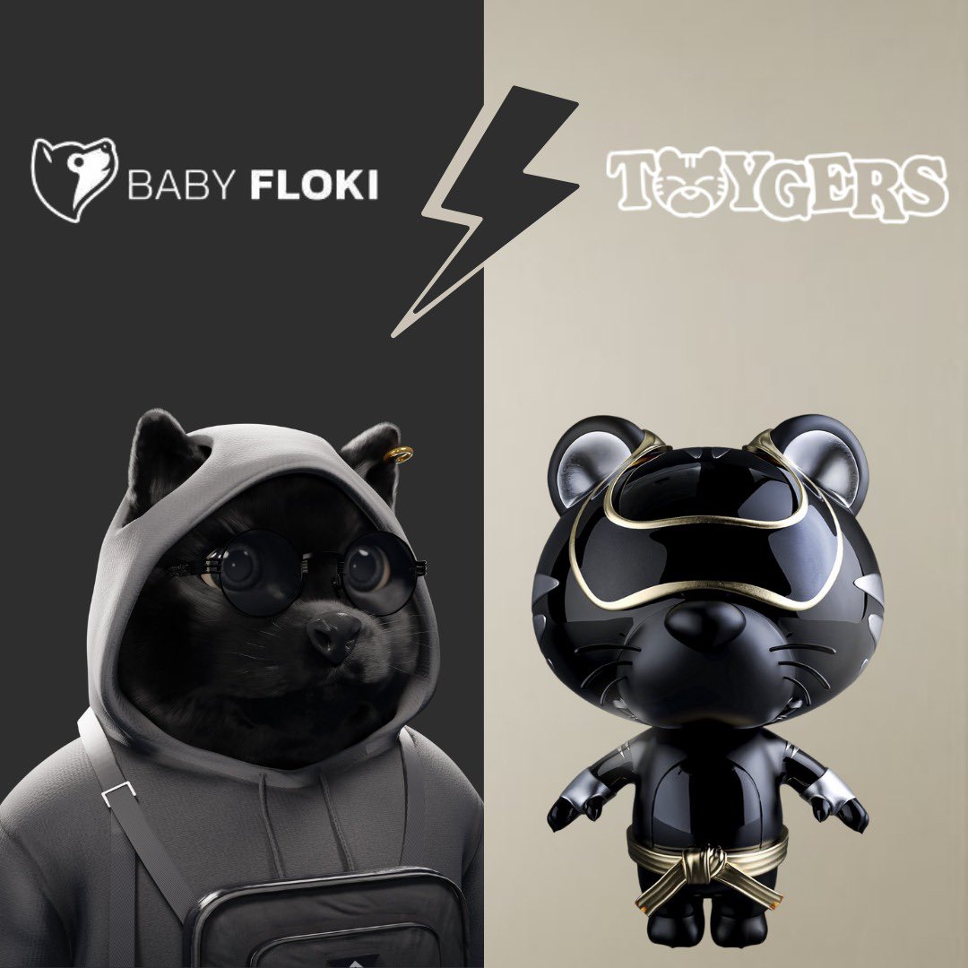 🐕BABYFLOKI x TOYGERS🐯

Our friends Toygers are bridging virtual and real collectibles as a game-changer

🌟 3x WL TO WIN 🌟

To Enter:
- Follow <a href="/BabyFlokiNFT/">BabyFloki</a> &amp; <a href="/toygersofficial/">TOYGERS</a> 
- Retweet &amp; Like
- Tag 3 Friends

Ends in 48hours. 
GOOD LUCK EVERYONE! LET'S GRR 🐯
#NFTGiveaway