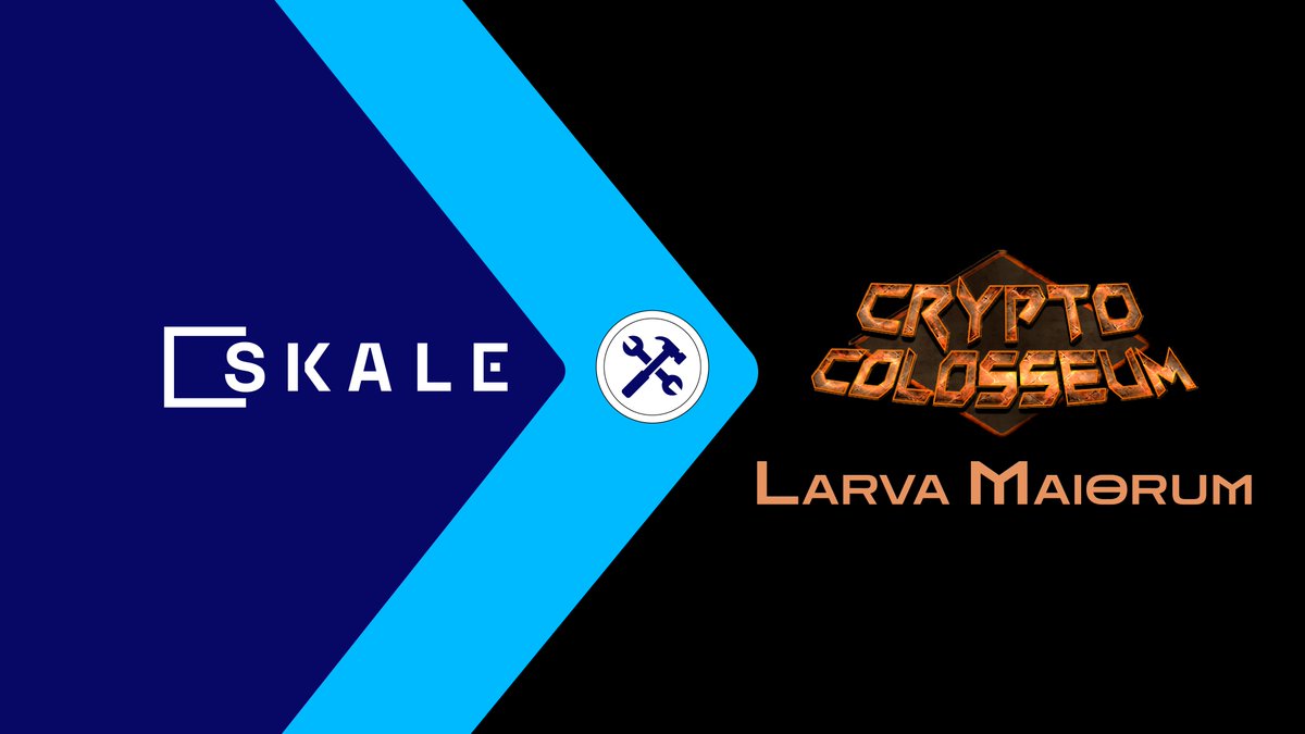 SkaleNetwork's tweet photo. 🚨 BREAKING NEWS 🚨 We are thrilled to announce that @CryptoColosseum: @Larva_Maiorum is launching June 2022 on @SkaleNetwork! 

#SKL $SKL #SKALE #SKALEverse #BlockchainGaming #P2E https://t.co/gNUydLG0vL