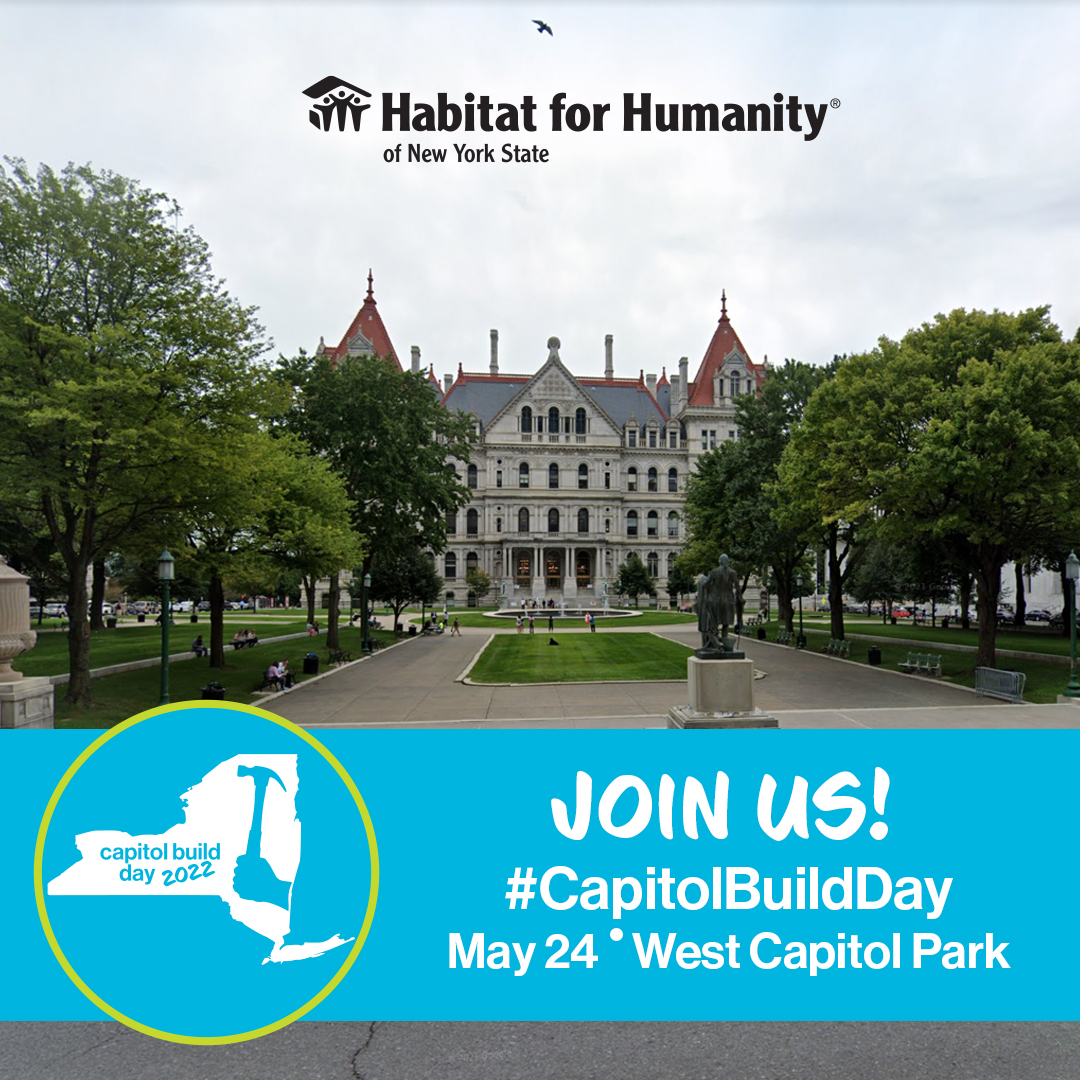 habitatLINY's tweet photo. #CapitolBuildDay is just one way to highlight what Habitat does best: bringing communities together to generate real impact and real results. On May 24, we’d love for you to step out to West Capitol Park and see what we’re all about!

#HabitatLINY #CostofHome #buildingtogether https://t.co/Nfzz68UXWV