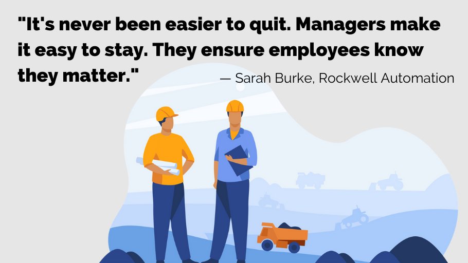 APPriseMobile's tweet photo. #WednesdayWisdom: We ❤️ this quote. Managers hold so much sway over the employee experience. They CAN make it easier to stay. But they aren't always trained as communicators. It's up to us to help them!
#ManagerComms #InternalComms #EX #EmployeeEngagement #Connect22 https://t.co/VaHO9VPbQH