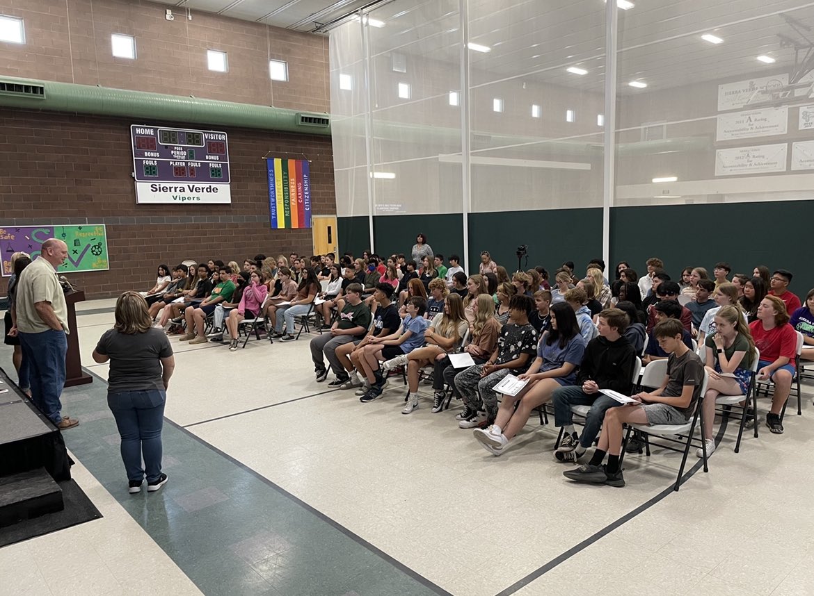 Sierra Verde STEAM Academy on X: This morning we celebrated our 8th  graders with the 8th Grade Awards ceremonies. Students were recognized by  our Special Area teachers! We are so proud of