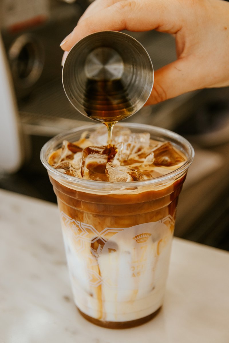 Experience the best iced coffee Ontario has to offer. Our iced latte is a sophisticated combination of a double short #fairtrade organic espresso shot poured over ice with a generous amount of cold 2% milk. Keep it classic or customize it. (We'll see you soon. 😉) #icedcoffee