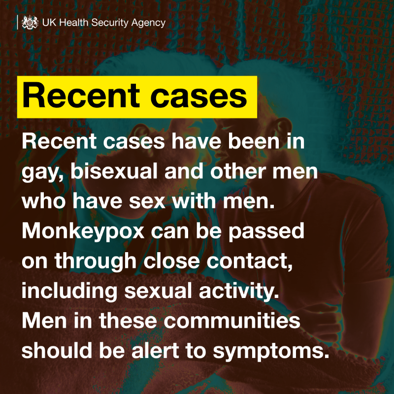 UKHSA's tweet photo. NEWS 📣: We've detected 2 additional cases of #Monkeypox, one in London and one in the South East of England, bringing the total number of monkeypox cases confirmed in England since 6 May to 9, with recent cases predominantly in gay, bisexual or men who have sex with men.