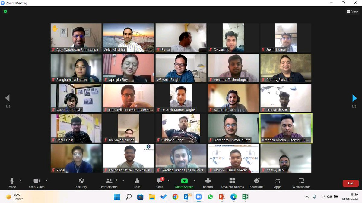 Divyanshu1987's tweet photo. Day 1 of @PapswapHQ-Policies Over Politics at the #acceleratorprogram by the Government of Uttar Pradesh #StarINUP (Official) and the @WadhwaniF Foundation.
#startup #team #mentoring #Wadhwani #NEN #uttarpradesh #StartInUp #entrepreneur #UttarPradesh #Entrepreneurship https://t.co/cukhoMTKcW