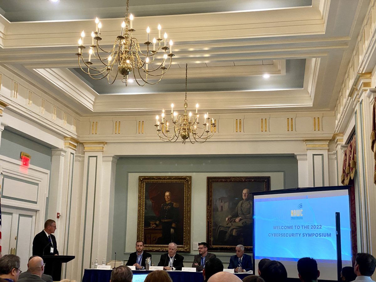 Panel II: Best Practices is now underway! Don Schumacher from <a href="/CTWater/">Connecticut Water</a> leads the conversation with panelists Cole Dutton, Daniel Strachan, and Justin Link from the <a href="/EPA/">U.S. EPA</a>, and Joseph McClelland from <a href="/FERC/">@FERC</a>. #Cyber2022