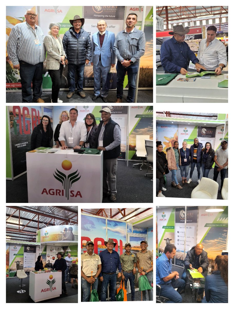 AgriSA1904's tweet photo. #Nampo2022 Dag 3
Vandag was vol van opwinding en produktiewe vergaderings met kritieke rolspelers in landbou.
Dankie aan al die besoekers en vriendelike gesigte wat kom kuier het.
Ons sien uit om almal môre weer te verwelkom.
#landbou #boere #leierskap #plaaswerkers https://t.co/af5R46VQ3l