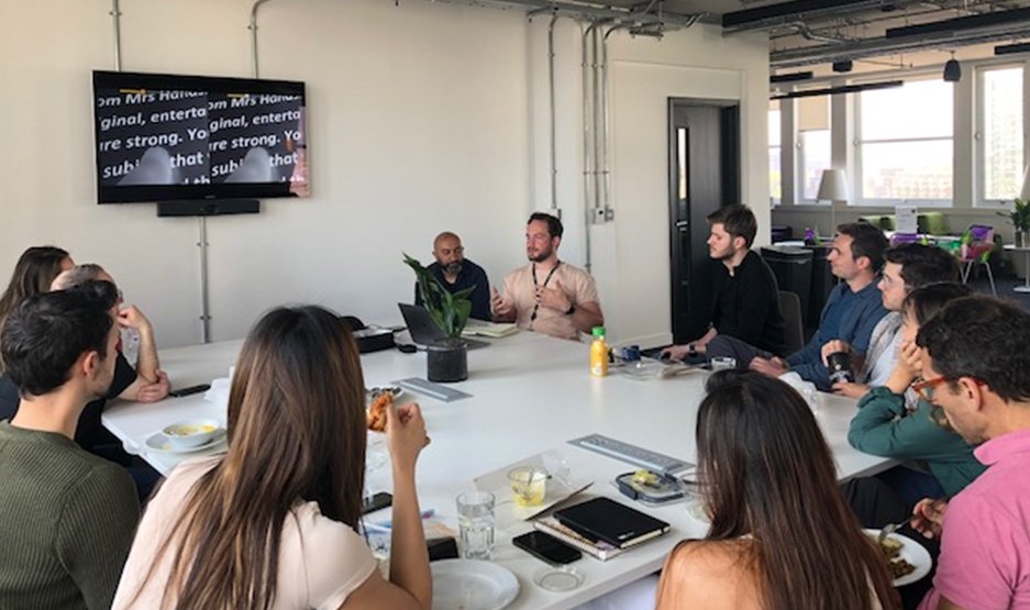 Wayra's tweet photo. Some weeks ago Stan Karpenko, @givevision_net co-founder was at the @WayraUK sharing their journey of developing the life-changing device #SightPlus
The headset uses #AR and improves patients’ remaining sight
🕶 Learn more at
https://t.co/33o1e946DF https://t.co/NJFhJR4eMA