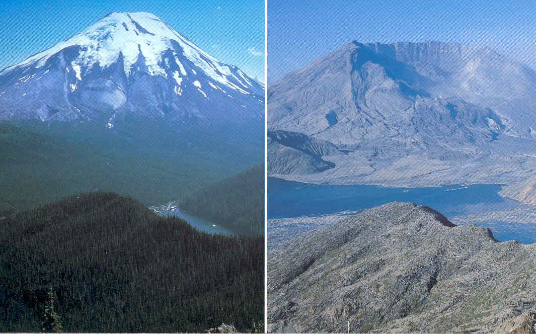 3SistersVolcano's tweet photo. #OnThisDay 42 years ago, @MtStHelensWA erupted and became the UGLIEST volcano in the Cascades! The eruption reduced her summit by 1,314 feet and left a 1 mi wide horseshoe crater scar.
That ash-hole killed 57 humans that day! Despicable! https://t.co/ZCa0jTgUNy