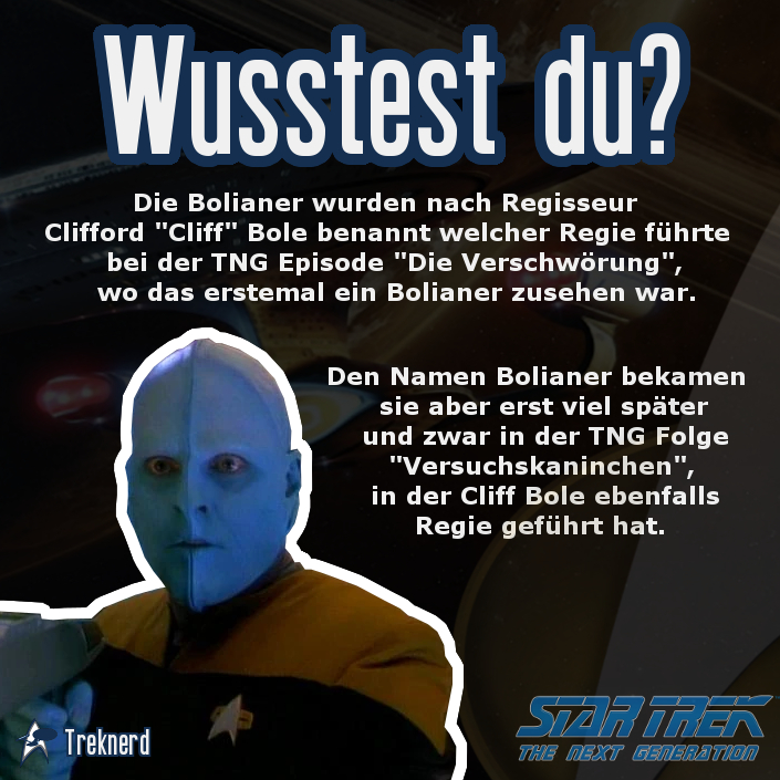 Was weißt du noch über die #Bolianer aus #StarTrek? 🖖Nicht viel? 🤔 Dann schau hier: youtu.be/eL0ddrVAeY0