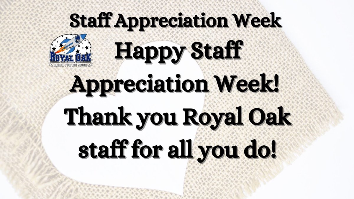 Thank you Royal Oak staff for all you do! 💙