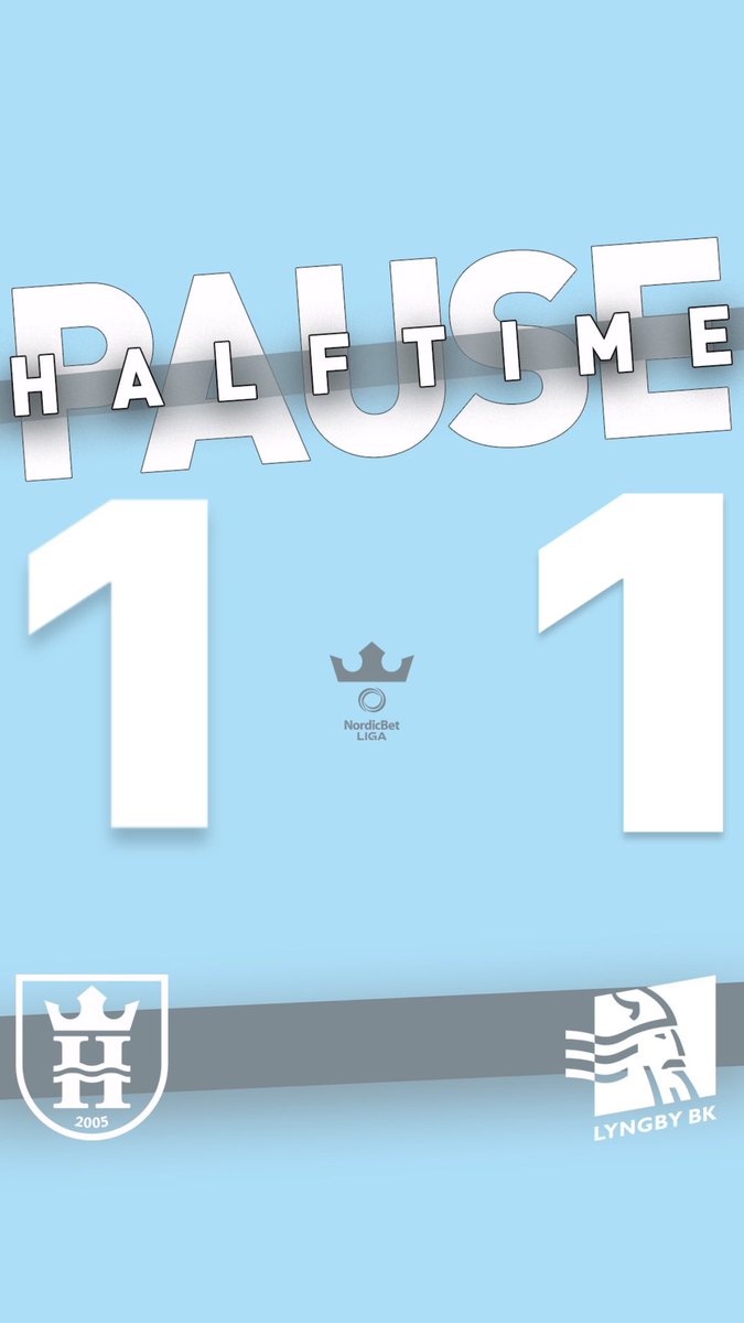 HALFTIME!!

Geertsen does the damage and we’re level at the break!!