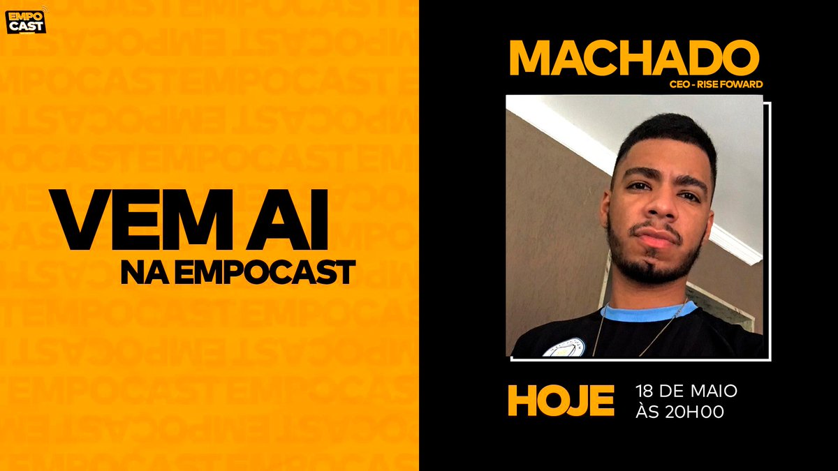 Empocast's tweet photo. Hoje no segundo episodio do #Empocast teremos o CEO da @Forward_esports , o @machado7k na nossa mesa de entrevista, para um papo sobre o T3 em geral!

Cola na live a partir das 20h00! https://t.co/1HpT59ey6e