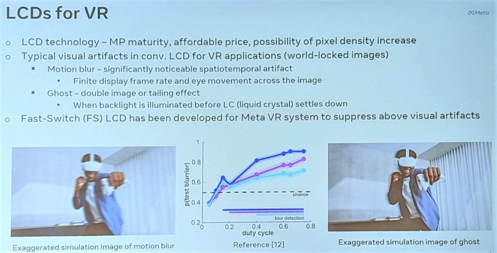 Axis_Ags's tweet photo. UploadVR's envoy to Display Week 2022 was able to attend a conference by Meta display engineer Cheon Hong Kim titled High-PPI Fast-Switch Display Development for #OculusQuest2 #VR Headsets, detailing the panel's specifications #Quest 2 LCD and its challenges. #Tech #axislab🛰️ https://t.co/1lCYQxWyh4