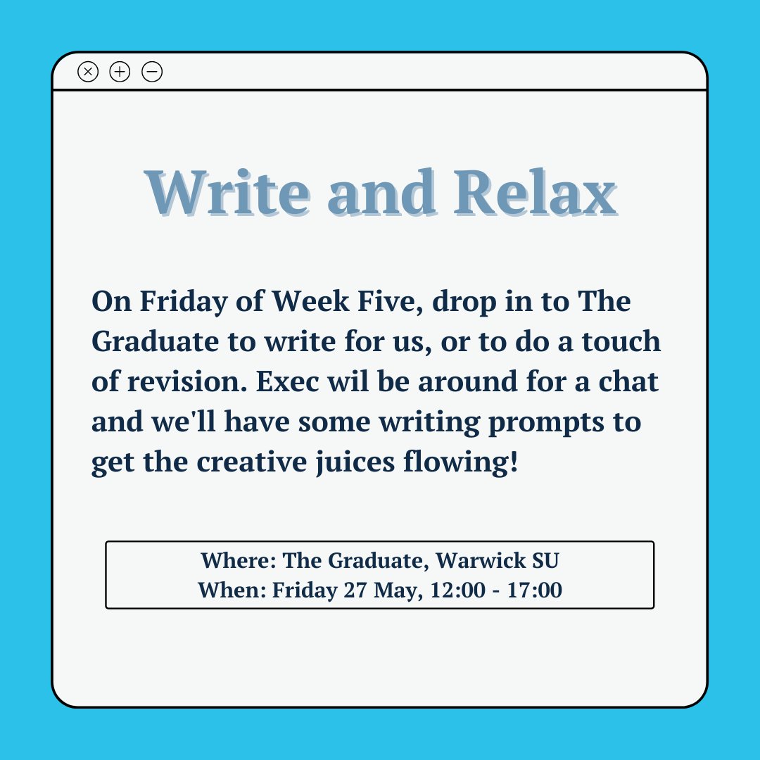 Looking for a way to escape the stress of essays and exams? The Boar has you covered!

Check out our upcoming events in Week Five — we hope to see you there!🐗❤️