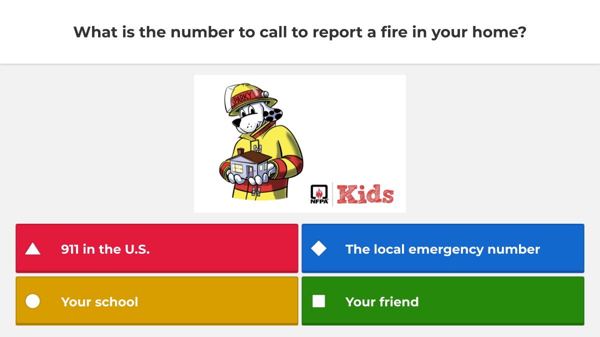 Kahoot! on Twitter "Check out this collection on fire safety for kids