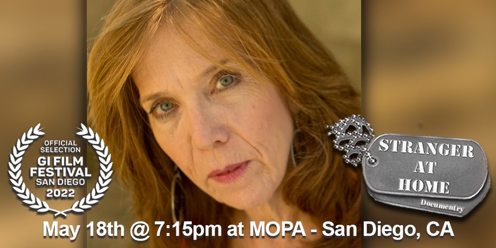 _StrangerAtHome's tweet image. Our documentary STRANGER AT HOME screens TODAY at the amazing G.I. Film Festival in San Diego! Our film team and cast would be honored to meet you there. Tix still available at: ow.ly/ByUJ50J8O4N