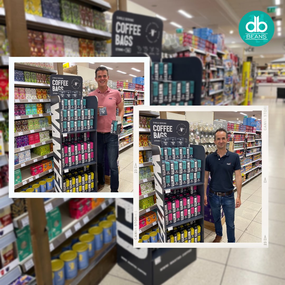 db_beans's tweet photo. Never a dull moment at DB Beans!

We are delighted to say that our WANTED coffee bags are now available in @SuperValuIRL in Clane. 

If you are looking for hassle free, great tasting coffee, then why not drop in and pick up a box.

Exciting times ahead as we roll out more stores https://t.co/Ul5YCqfesT