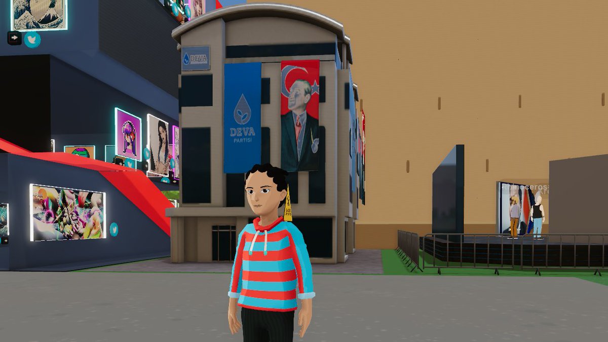 kblycck's tweet photo. @TrabzonDeva Dünyanın İlk #metaverse Mitingine Bordo Mavi Tişörtümüzle Katılım Sağladık.
#Devaverse
#devapartisi https://t.co/XAVYCEon2h