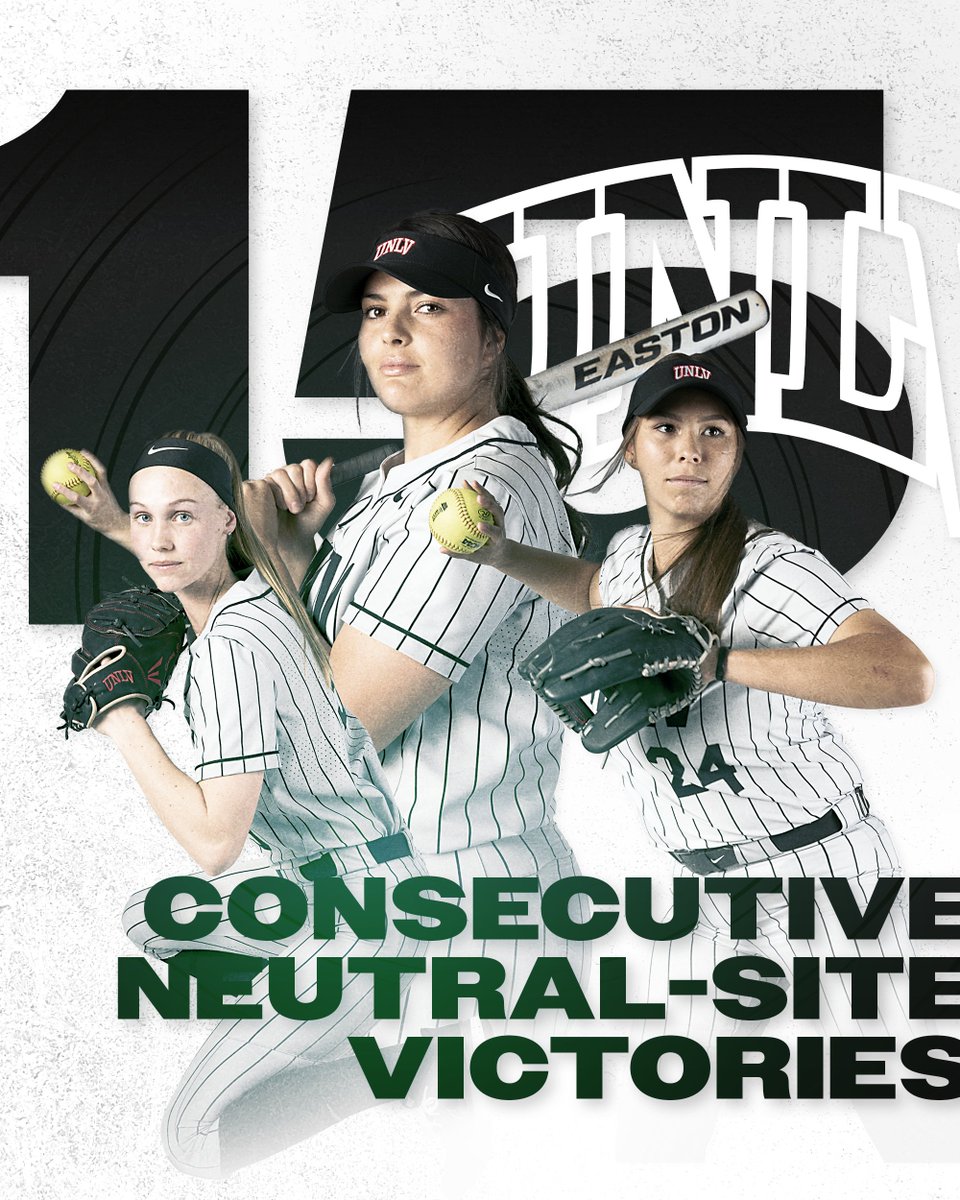 UNLVSoftball's tweet photo. 🇼🇼🇼🇼🇼🇼🇼🇼🇼🇼🇼🇼🇼🇼🇼

Taking the nation's longest neutral-site winning streak to the @WomensNISC this weekend. #BEaREBEL https://t.co/OgZTEan03a