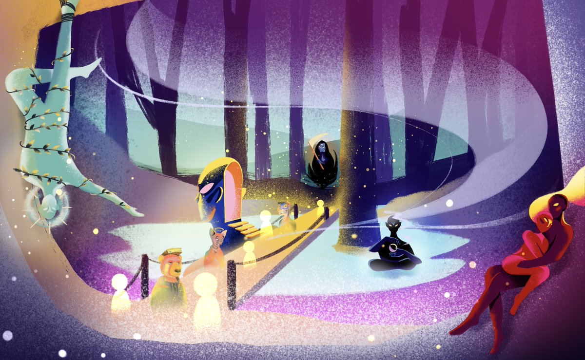 OraclesTarot's tweet image. Calling all Wanderers… The Forest of Fate awaits. 🔮