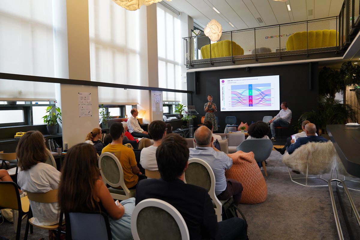 onepoint's tweet photo. C'est ce soir ! Lancement de l'ouvrage Making Tomorrow o�� nos écrivains dévoilent les coulisses de 5 ans de travail de recherche pour vous aider à apprivoiser le futur de votre organisation à l’aide des meilleurs outils du #designfiction. https://t.co/bkLNRuqwTZ