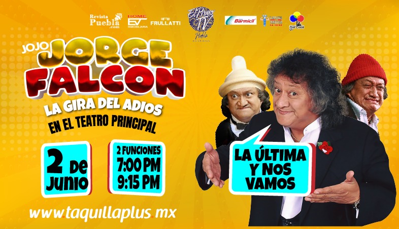 Venta de Boletos en
- Teatro Principal Puebla
- Plaza Dorada
- taquillaplus.mx
Mas Información: 221 332 5817