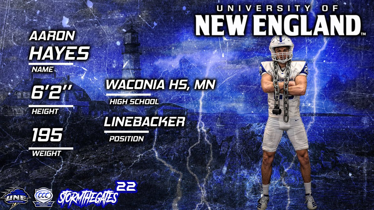 🌩️Welcome to the F A M I L Y🌩️
✍️Aaron Hayes
🏈Linebacker
🏫Waconia HS, Minnesota
📚Marine Biology
📰2x Captain, All District