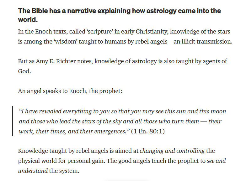 VictorZubarev's tweet photo. Is #Astrology present, but hidden, in the Bible? A: Yes,
read the Book of Enoch and find out
"the good angels teach the prophet to SEE and
UNDERSTAND the system"
W D #Gann #TheMagicWord #Jehovah https://t.co/uP0Zsut3ZH