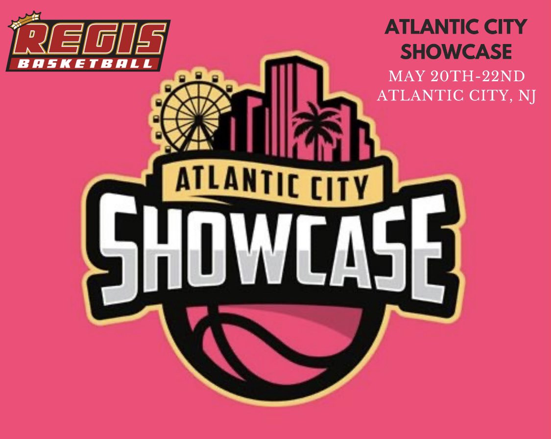 RegisWBB's tweet photo. Coach Leah will be on the road this weekend in Atlantic City! Please send your schedule to Leah.spencer@regiscollege.edu if youโll be attending! Goodluck to all competing ๐ #FuturePride https://t.co/TtLFEbx8nu
