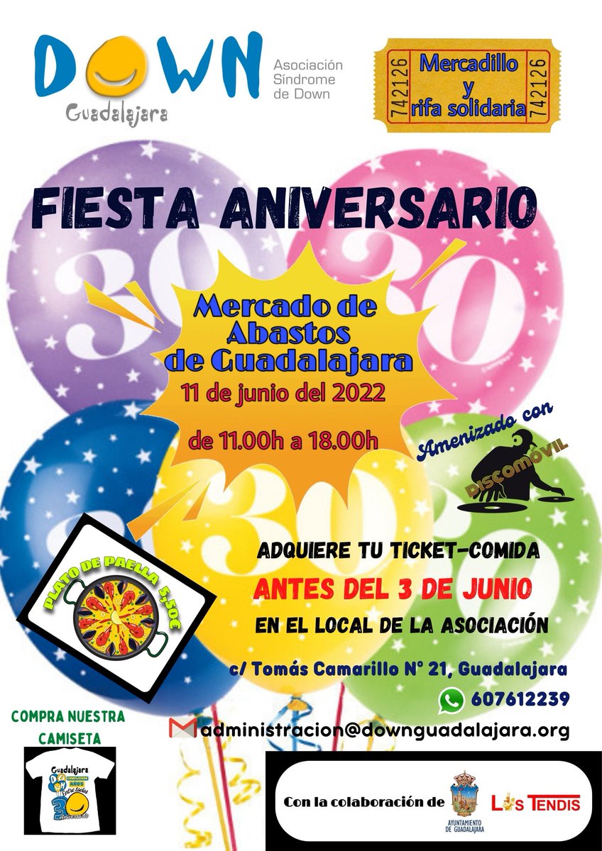 Os esperamos para celebrar nuestro 30 Aniversario
